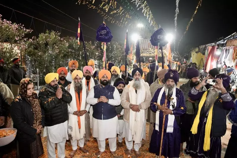 350th Martyrdom Anniversary Nagar Kirtan Reaches Anandpur Sahib