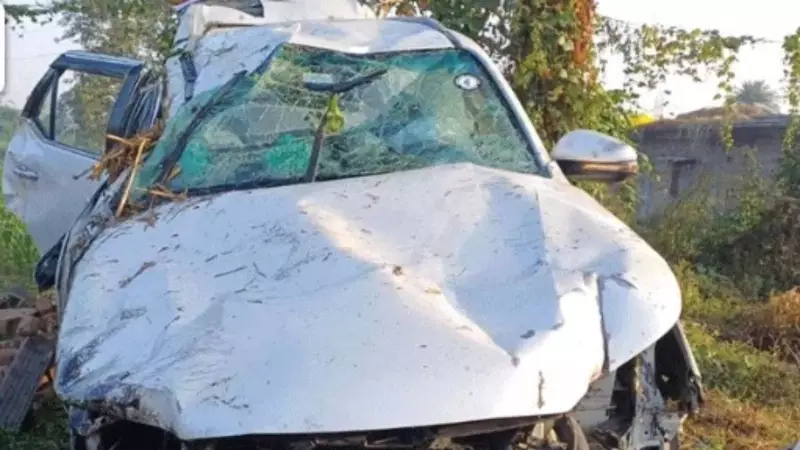 5 Family Members Injured as SUV Crashes Through Highway Barrier in Gujarat