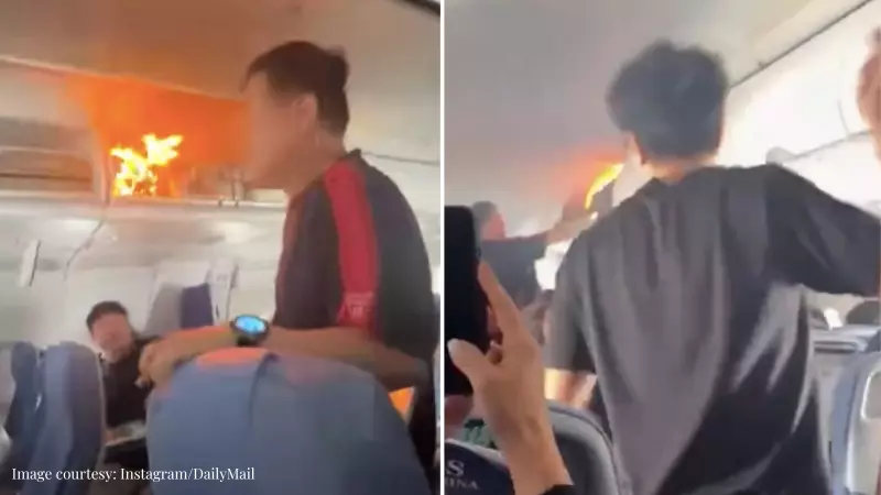 Air China Flight Forced to Divert After Passenger's Lithium Battery Erupts in Flames, Causing Mid-Air Panic
