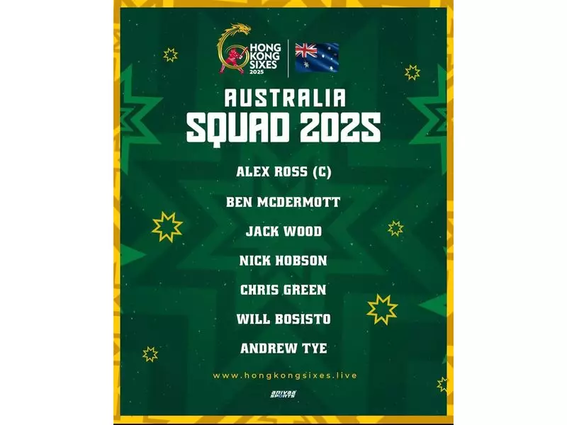Alex Ross to Captain Australian Side in Hong Kong Sixes 2025 Cricket Carnival