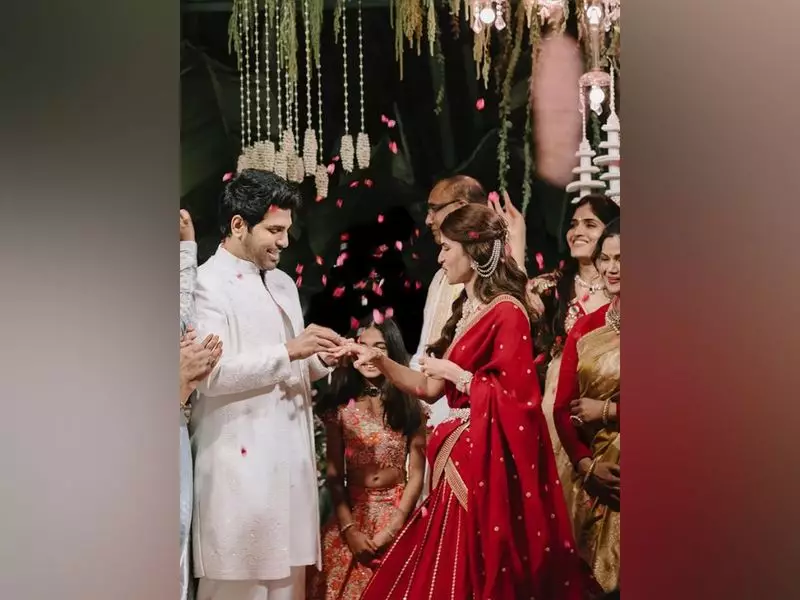 Allu Sirish Ties the Knot! Star-Studded Engagement Ceremony Wows Fans