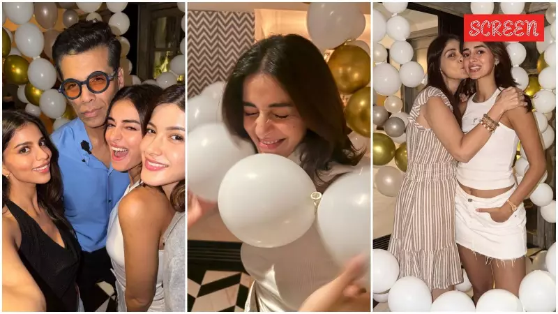 Ananya Panday's Glamorous 30th Birthday Bash: BFFs Suhana, Shanaya & Orry Light Up the Celebration with Karan Johar's Love
