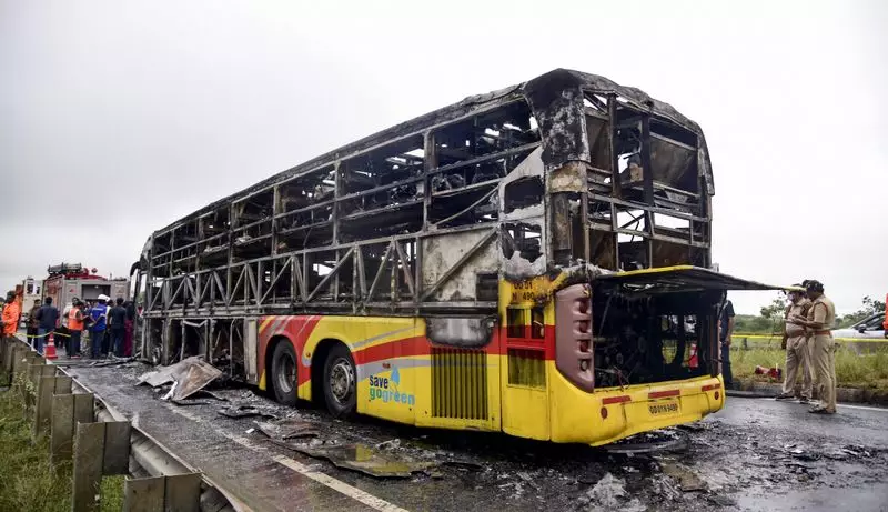 Andhra Pradesh Bus Fire Tragedy: DNA Profiling of Victims to Conclude by Monday