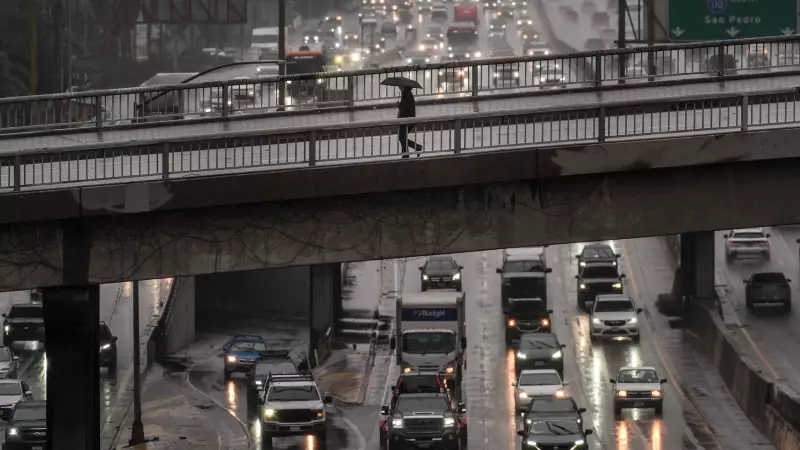 Atmospheric River Batters Southern California, Flooding and High Surf Risks