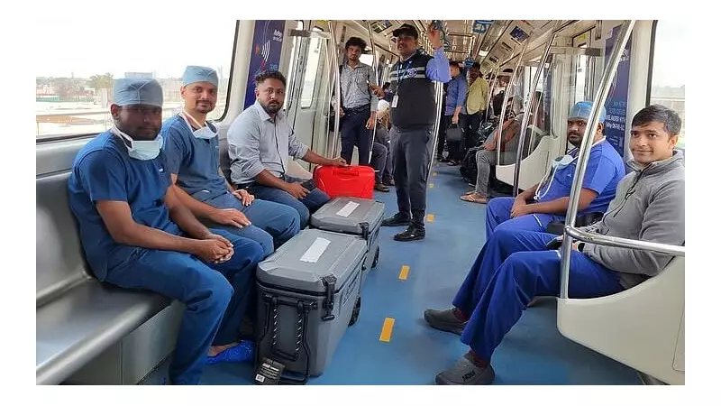 Bengaluru Metro's Green Corridor: Lungs & Heart Race 33km in Record Time for Life-Saving Transplants