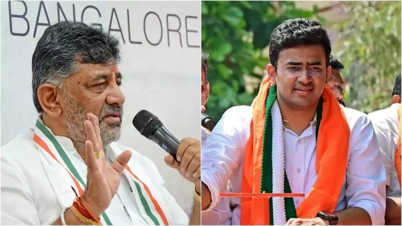 Bengaluru Tunnel Road Project Sparks Political Clash: DK Shivakumar Fires Back at Tejasvi Surya