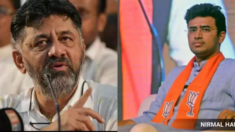 Bengaluru Tunnel Road Project Sparks Political Firestorm: Shivakumar vs BJP's Tejasvi Surya