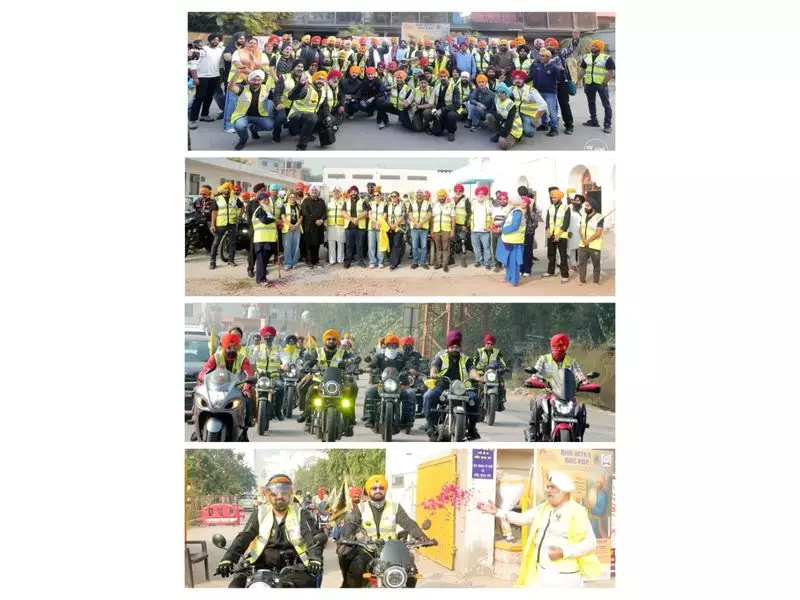 Bhai Jaita Ji Bike Rally Honors Guru Tegh Bahadur's 350th Martyrdom Anniversary