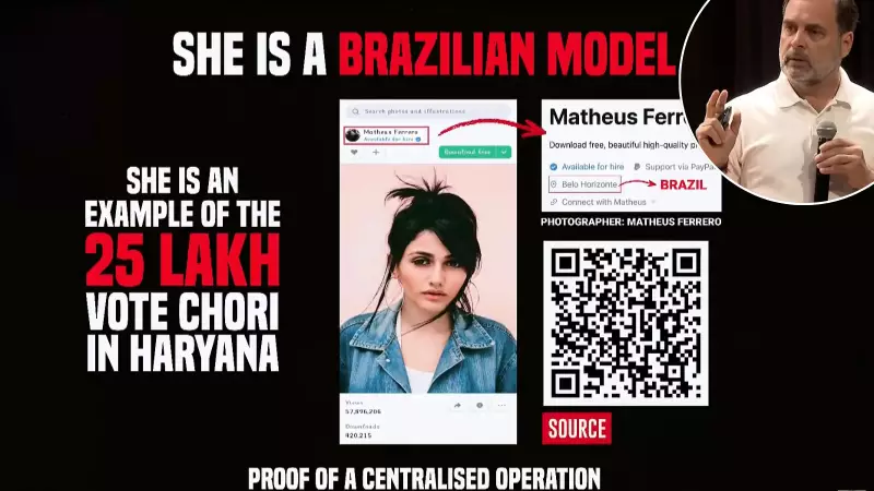 Brazilian Model Casts Vote in Haryana, Rahul Gandhi's Nomination Papers Filed