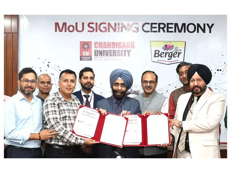 Chandigarh University & Berger Paint Forge Industry-Academia Partnership