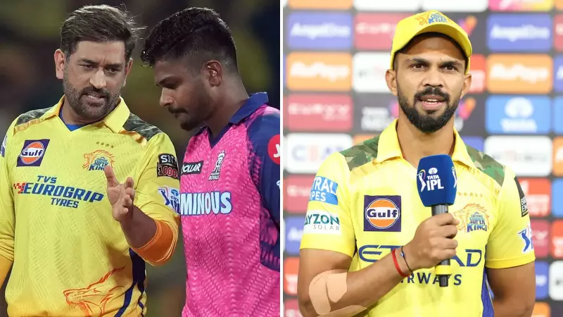 CSK IPL 2026: Samson Joins for ₹18Cr, Jadeja & Curran Released