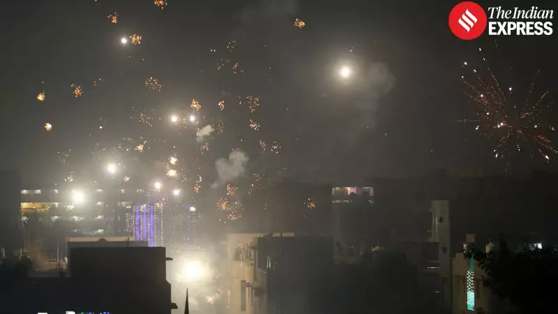Delhi's Diwali Nightmare: Firecracker Frenzy Plunges Capital into Toxic Smog, AQI Hits 'Very Poor'