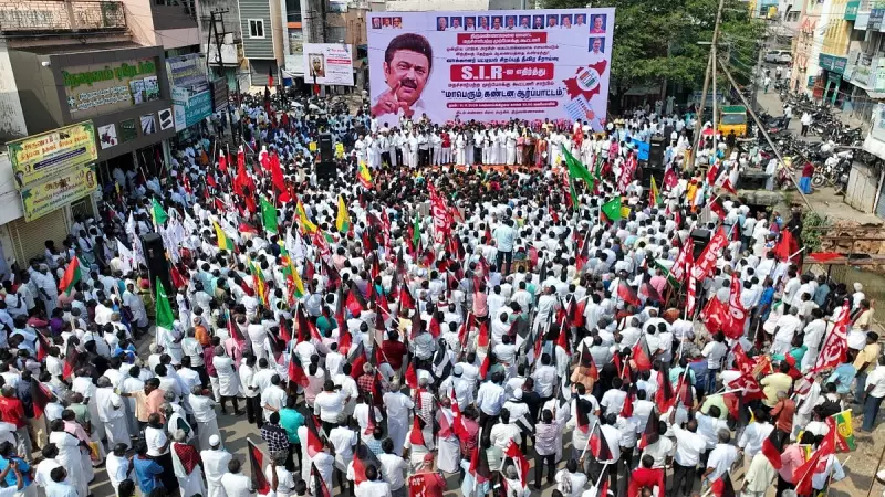 DMK and Allies Launch Street Protests Against SIR in Tamil Nadu