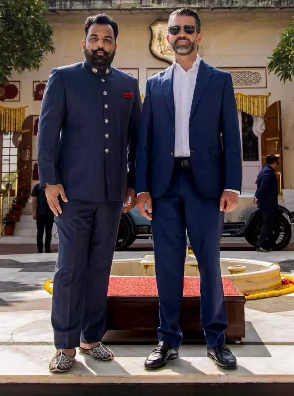 Donald Trump Jr. Explores Udaipur's City Palace, Hails Mewar Legacy