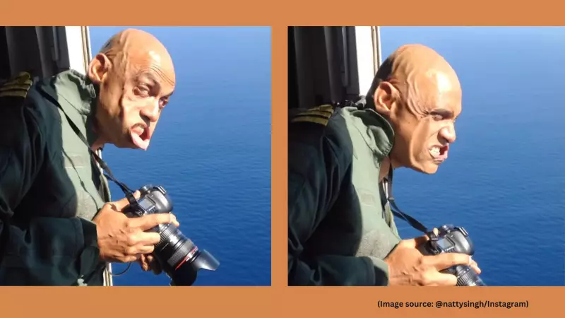 Ex-Navy Officer Faces 300-Knot Winds at 20,000 Ft for Aerial Photo