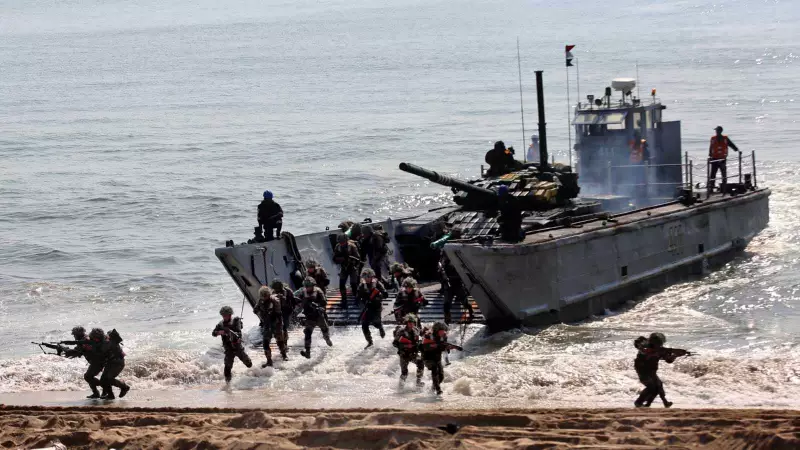 Exercise Trishul Concludes with Tri-Service Amphibious Operations in Gujarat