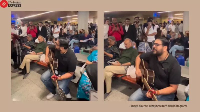 Flight Delays Turn Mumbai Airport Into Concert Venue: Singer Zayn Raza's Viral Act