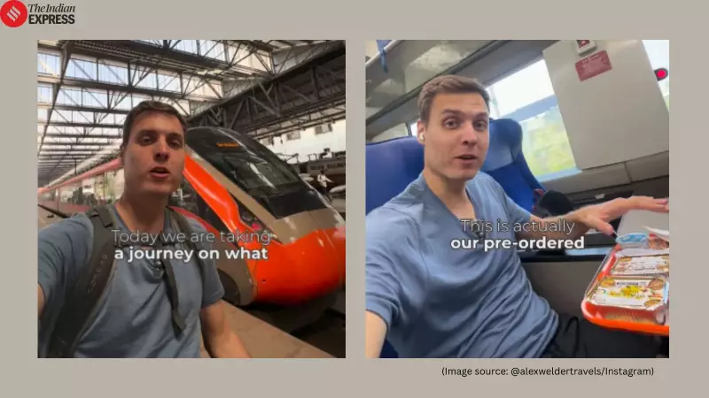 German Traveller's Viral Vande Bharat Review Praises India's Modern Train