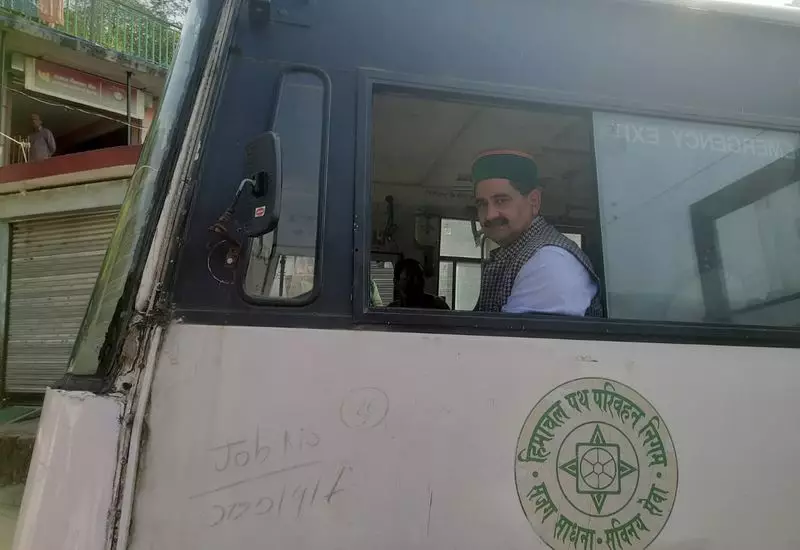 Himachal MLA Takes Bus Ride to Inspect Dilapidated Kareri Road, Demands Immediate Repairs