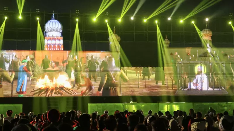 Hind Di Chadar Light Show Illuminates Mohali with Guru Tegh Bahadur's Legacy