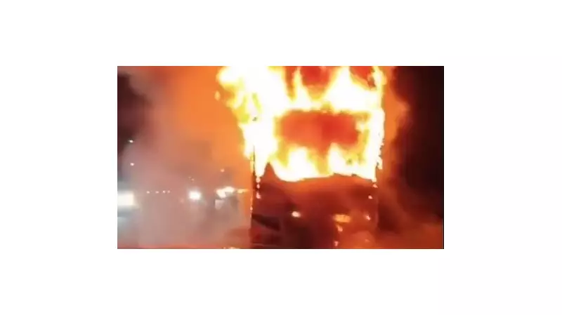 Hyderabad Sleeper Bus Fire: All Passengers Escape Safely Thanks to Alert Driver