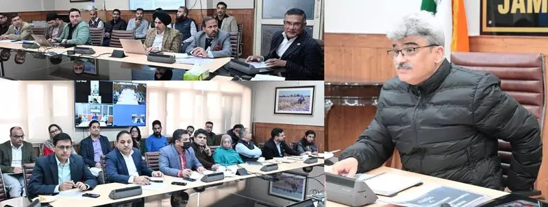 Jammu & Kashmir Infrastructure Boost: Chief Secretary Reviews Critical NHLML Projects