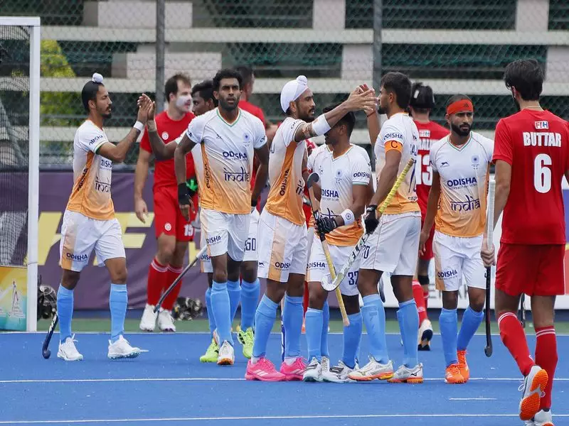Jugraj's Hat-Trick Powers India to Dominant 14-3 Victory Over Canada