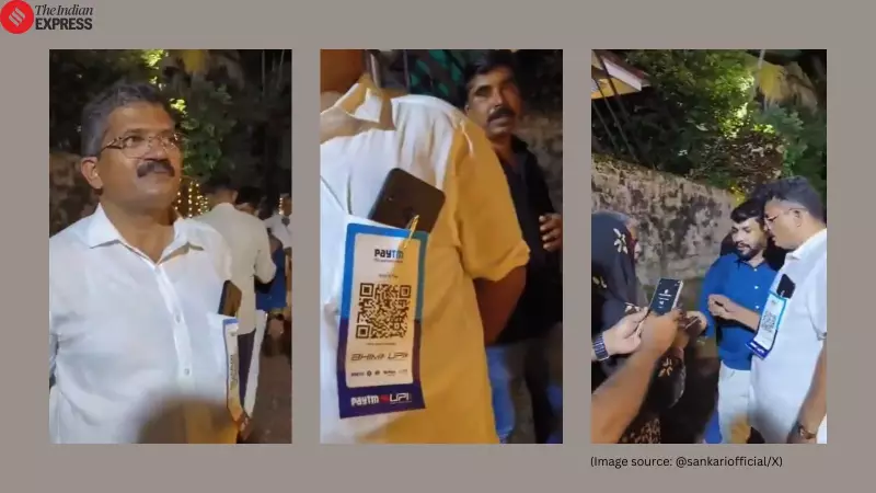 Kerala Father's Digital Twist: Wears PayTM QR Code for Wedding 'Shagun', Goes Viral!