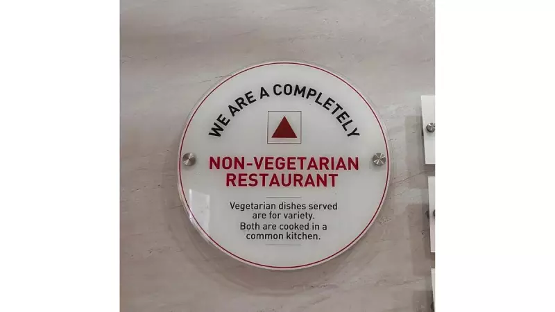 Kerala Restaurant's 'Completely Non-Vegetarian' Sign Sparks Food Debate