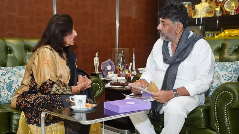 Kiran Mazumdar-Shaw Praises DK Shivakumar for Bengaluru Footpath Cleanup