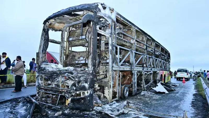 Kurnool Bus Tragedy: Forensic Report Confirms Drunk Biker Caused Deadly Collision