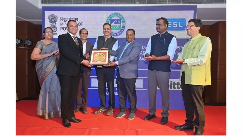 M P K Steels Honored by Power Ministry for Energy Efficiency