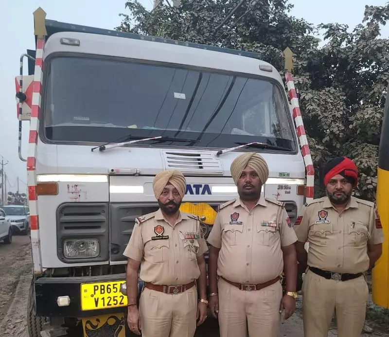 Mohali Mining Mafia Crackdown: 4 Vehicles Seized, 2 Arrested in Major Enforcement Drive