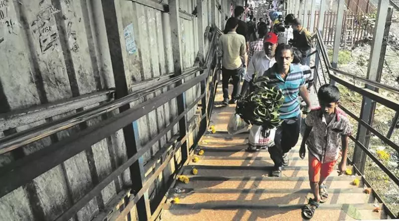 Mumbai's Bhandup Station Gets New Footbridge to Ease Commuter Congestion | Mumbai Railway Vikas Corporation Initiative