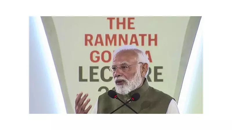 PM Modi Hails India's Economic Resilience at Ramnath Goenka Awards