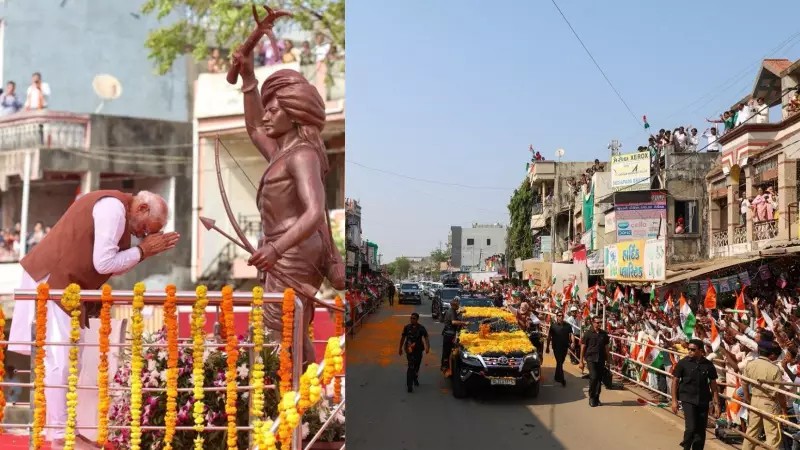 PM Modi Honors Birsa Munda, Accuses Congress of Neglecting Tribal Contributions