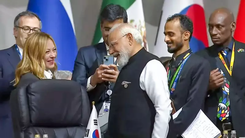 PM Modi, Italy's Meloni Share Warm Moments at G20 Summit in Johannesburg