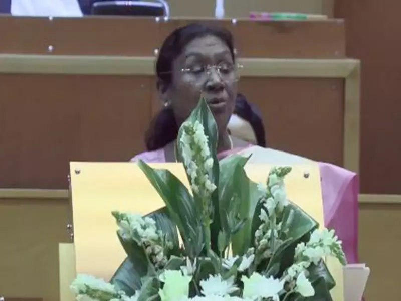 President Murmu Hails Botswana's Peace & Development in Historic Address