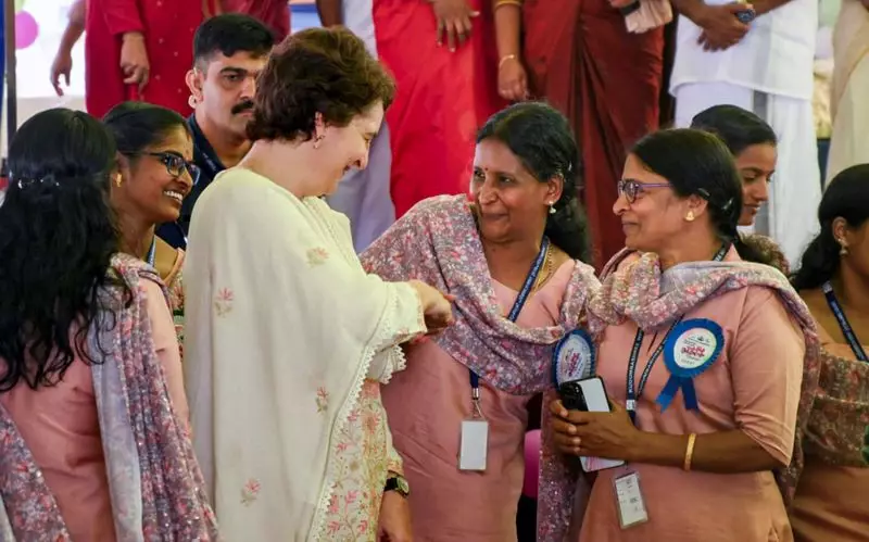 Priyanka Gandhi Slams NEP & SHRI Scheme: 'Brainwashing Children' Allegation Rocks Parliament