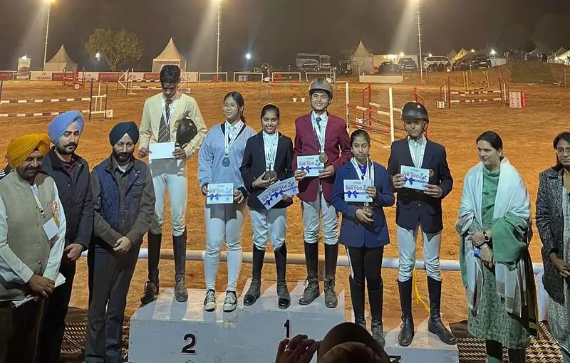 Punjab Riders Shine with Multiple Medals at Equestrian Festival