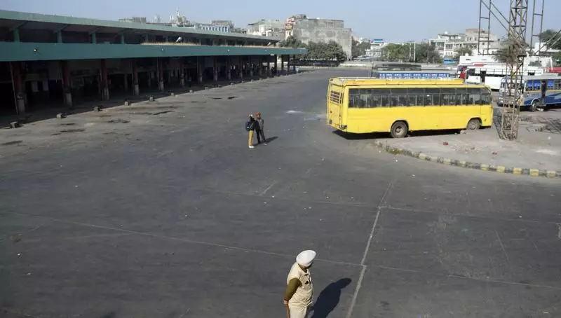Punjab Roadways & PRTC Contractual Workers Strike in Ludhiana