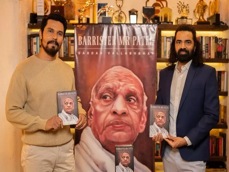 Randeep Hooda Launches Jay Patel's Book 'Barrister Mr. Patel'