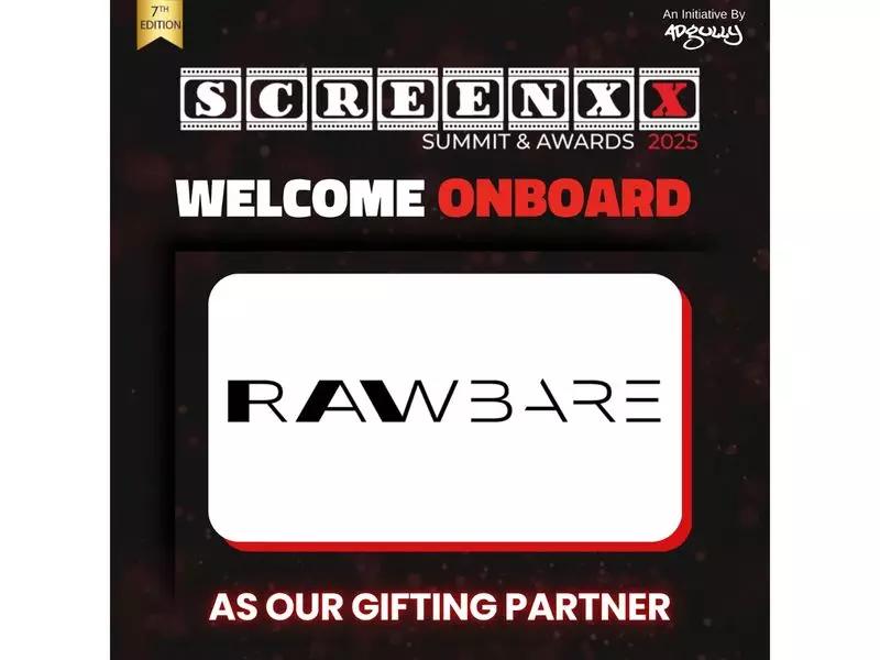 Rawbare Joins ScreenXX Summit & Awards 2025 as Exclusive Gifting Partner