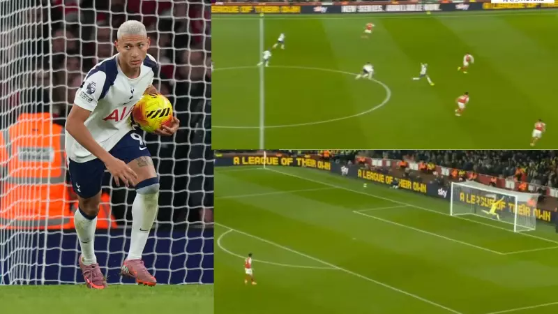 Richarlison's 55m Stunner for Tottenham vs Arsenal in NLD