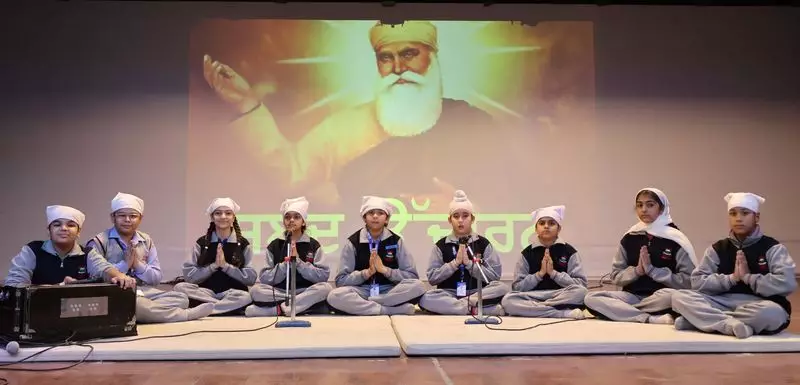 RIMT World School Manimajra Celebrates Guru Nanak Jayanti with Special Assembly