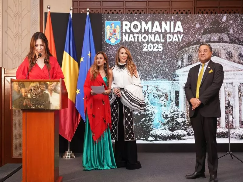 Romanian Embassy in India Celebrates National Day with Diplomats