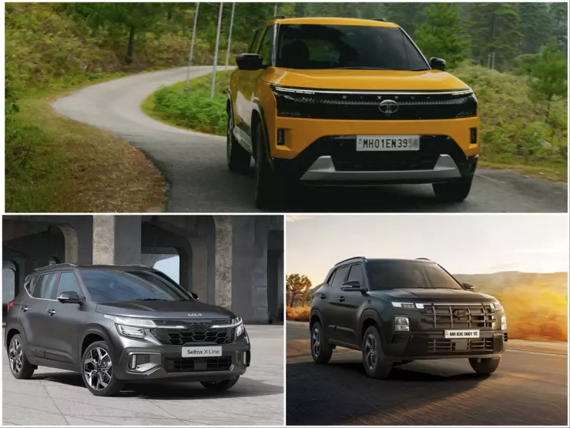 Tata Sierra vs Kia Seltos vs Hyundai Creta: Base Model Battle 2025