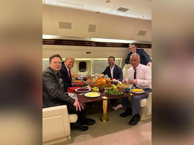 Trump & Elon Musk's Thanksgiving Photo with RFK Jr Sparks Reunion Buzz