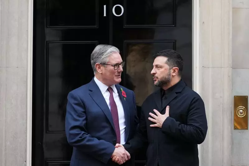 Ukraine's Zelenskyy Lands in London for Crucial Military Aid Talks with UK Allies