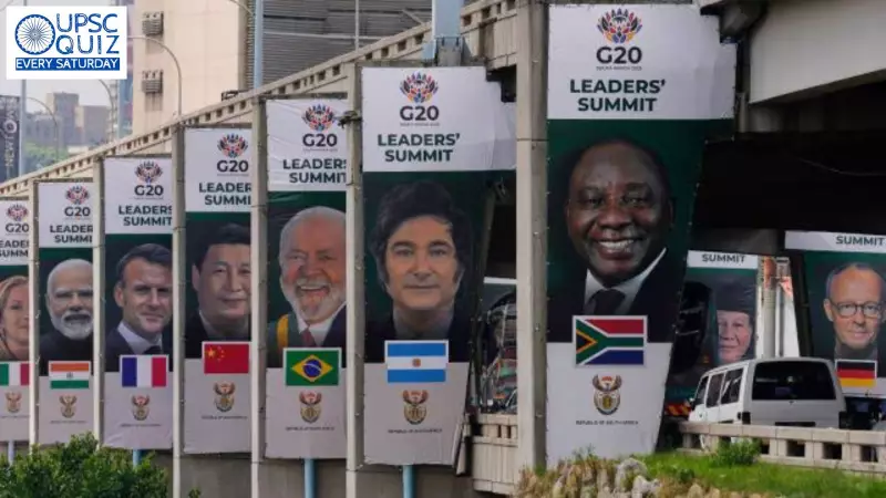 UPSC Weekly Quiz: G20 Summit, FIFA World Cup & Key Current Affairs